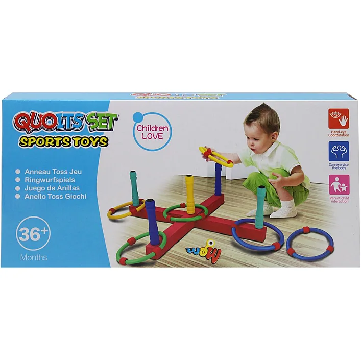 Игрушка Кольцеброс, мягкий, 6 колец