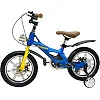Детский велосипед Maraton Crussier ICONIC blue 14 дюймов, двухколесный (Вел8555)