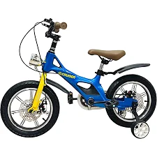 Детский велосипед Maraton Crussier ICONIC blue 14 дюймов, двухколесный (Вел8555)