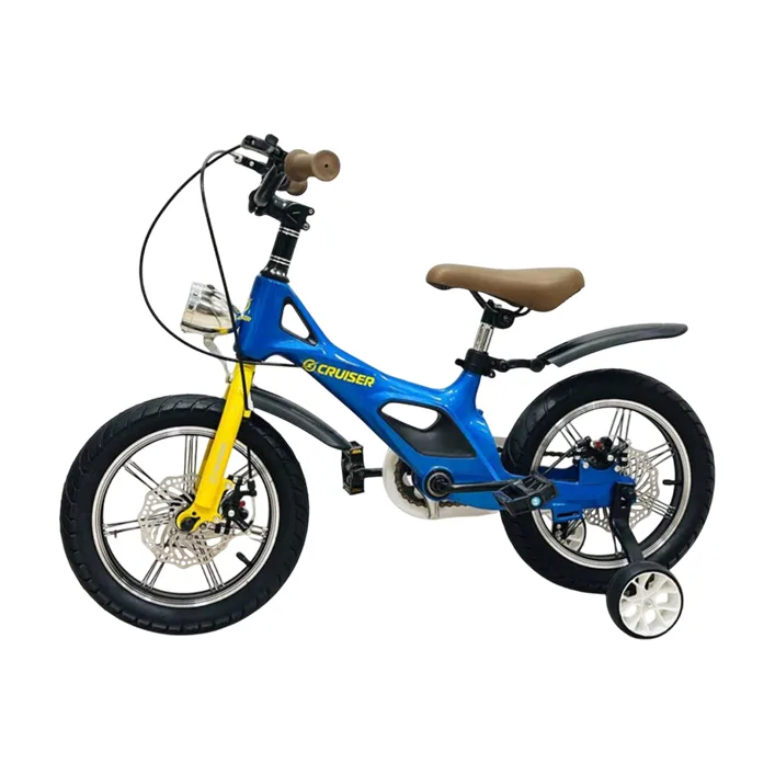 Детский велосипед Maraton Crussier ICONIC blue 14 дюймов, двухколесный (Вел8555)