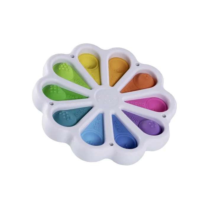 Игрушка-антистресс Fat Brain Toys dimpl digits Цветные лепестки (F275EN)
