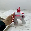 Пистолет с мыльными пузырями "Зайка-космонавт", на батарейках (сиреневый)