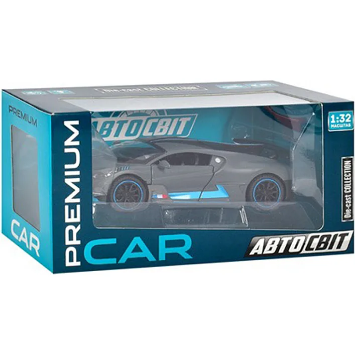 Дитяча іграшкова машинка "Bugatti" AP-1748(Grey) масштаб 1:32