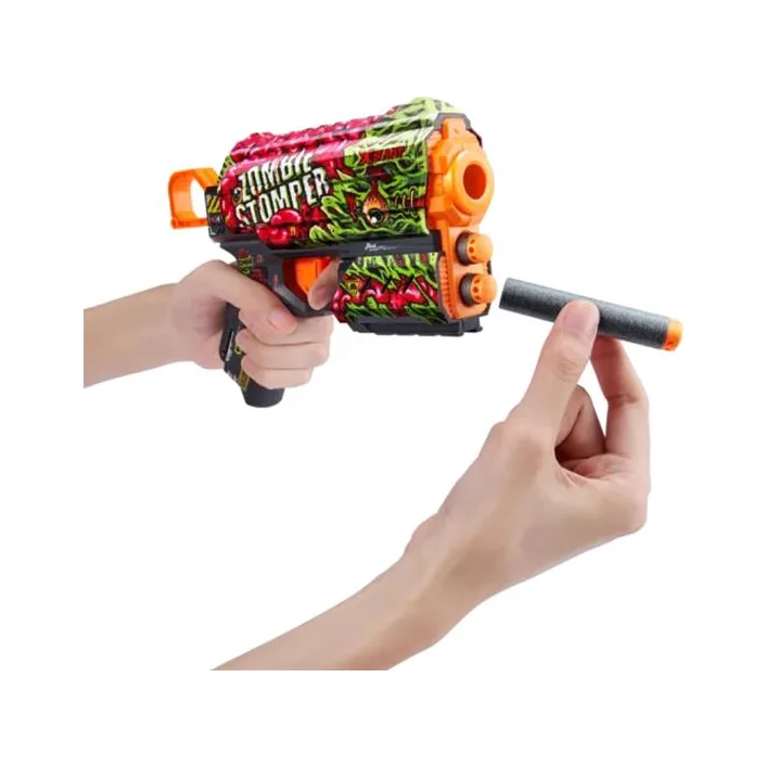 Скорострельный бластер X-Shot Skins Flux Zombie Stomper 8 патронов (36516A)