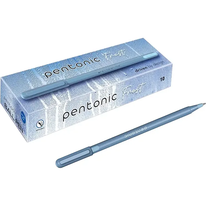 Ручка шариковая масляная Pentonic Frost LINC 412219 Синяя 0,7 мм (Кнц9634)