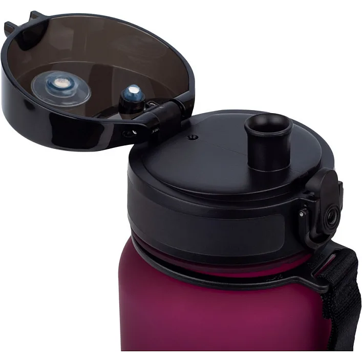 Бутылка для воды UZSPACE 3053(Burgundy) 800 мл, бордовая