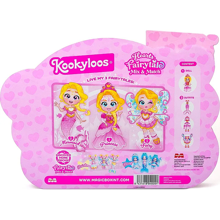 Игровой набор с куклой Kookyloos - Сердечко