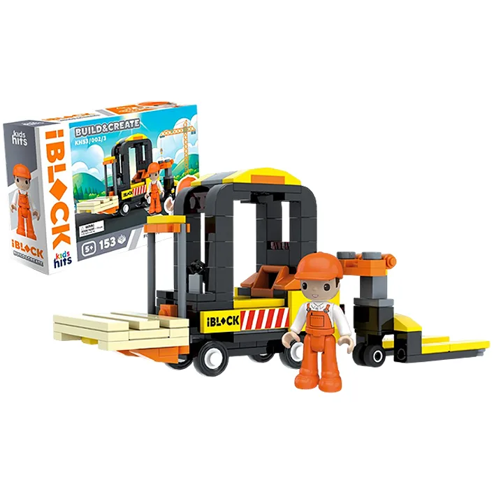 Конструктор Kids hits IBLOCK JUNIOR KH53/002/3 153 дет, короб. 24*6*16см (Кон5194)