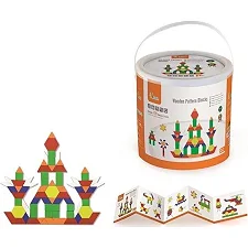 Детская мозаика Viga Toys Деревянные картинки 250 эл. (50065)