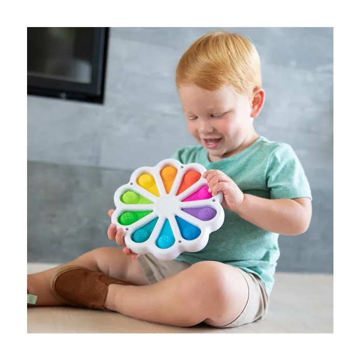 Игрушка-антистресс Fat Brain Toys dimpl digits Цветные лепестки (F275EN)