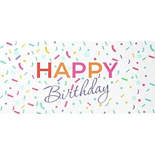 Подарунковий конверт Твоя Забава "Happy Birthday" різнокольорове конфеті 10 шт (ціна за 1 шт) 13087 (Дер3969)