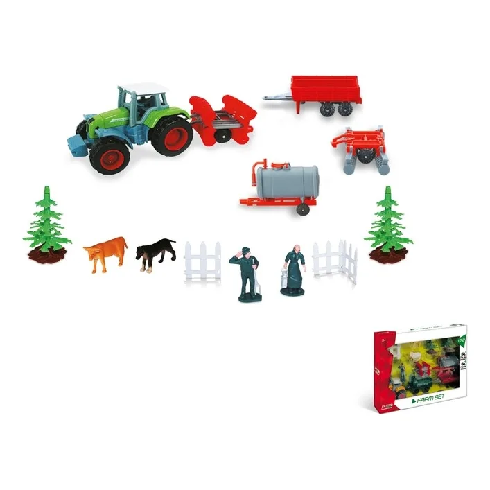 Игрушечный набор Ферма с трактором 1:72, Mondo (58017)