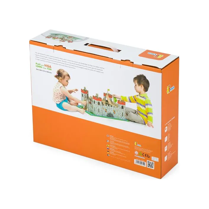 Деревянный набор Viga Toys Игрушечный замок (50310)