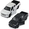 Автомодель - CHEVROLET SILVERADO 2017 (перламутрово-білий, чорний)
