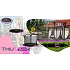 Батут THUNDER INSIDE ULTRA с внутренней сеткой 16 футов 490 см черно-розовый