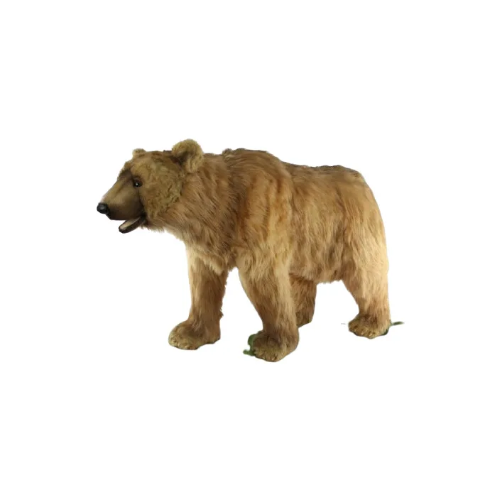 Анимированная игрушка Бурый медведь длина 137см, Hansa (08778)