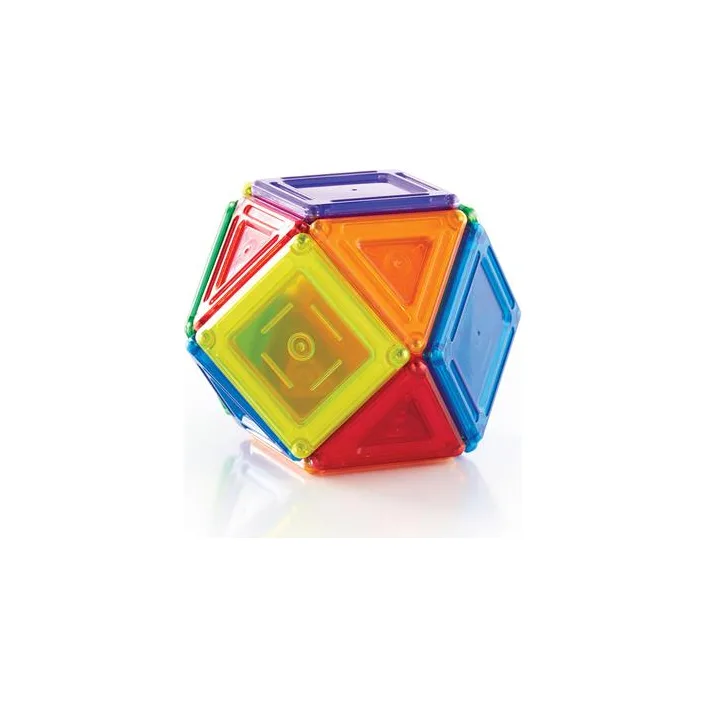 Магнитный конструктор Guidecraft PowerClix Solids, 24 детали (G9420)