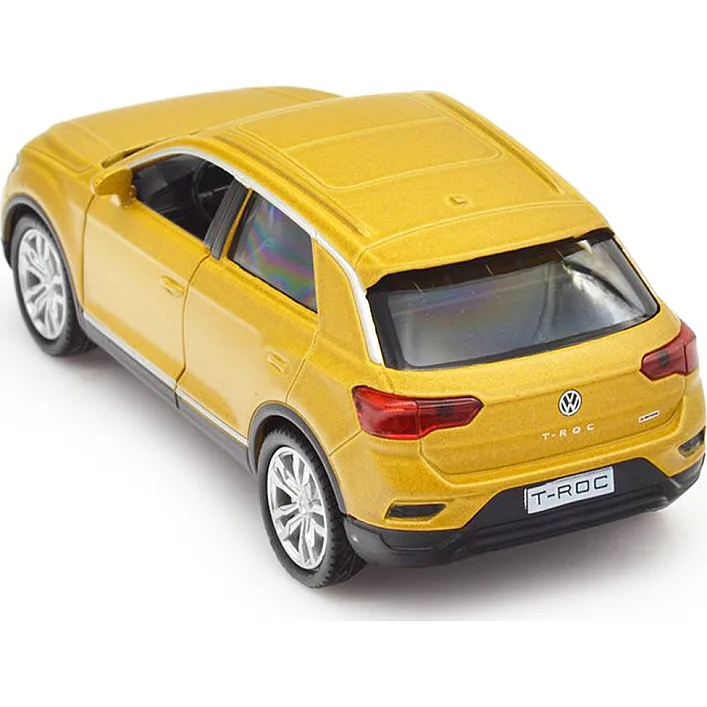 Автомодель - VOLKSWAGEN T-ROC 2017 (золотой) (Маш4896)