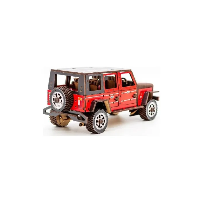 Деревянный 3D конструктор "Джип Wrangler" Арт-25162 г. 25*11*11 см PuzzleOk (Дер2516)