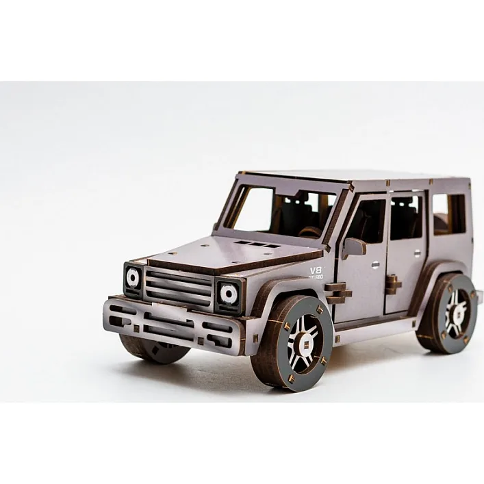 Деревянный конструктор "Gelandewagen" 109 дет. Puz-26914 г. 33*16 см PuzzleOK (Дер2691)