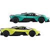 Автомодель - ASTON MARTIN VALKYRIE 2024 (зелений, жовтий)