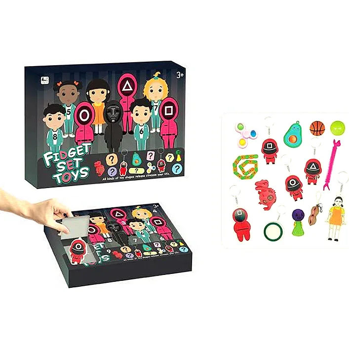 Антистресс Игра в кальмара 697-010 в коробке 30*22*5,5 см (Рез4717)