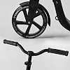 Самокат двухколесный 74077 "Best Scooter" (2) цвет ЧЕРНЫЙ, колеса PU - 20 см, широкий велосипедный руль, новый зажим руля, в коробке