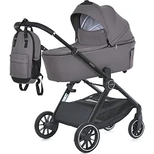 Коляска детская универсальная 2 в 1 GENESIS ME 1126 Taupe Gray