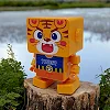 Танцующий Тигр со светом и музыкой в коробке RB20 р.16*11,5*7,5см (Муз3365)