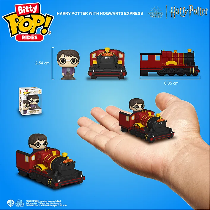 Набір фігурок BITTY POP! Ride серії "Гаррі Поттер" - ГАРРІ ПОТТЕР І ГОҐВОРТСЬКИЙ ЕКСПРЕС