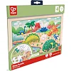 Пазл Hape Динозавры с раскраской (E1641)