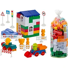 Конструктор блочний 1-053 "Лідер" №4 (150 деталей) Colorplast (Кон1053)