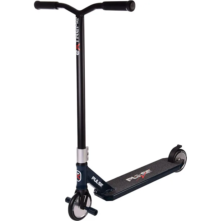 Самокат трюковый 2-х колёсный TR21008 (RL7T) Extreme Motion PULSE, PU 120 мм, цельный алюминий Синий
