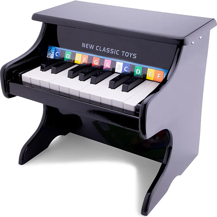 Детское пианино, New Classic Toys, черное, 18 клавиш, арт. 10157