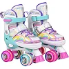 Детские раздвижные роликовые коньки-квады Maraton Skimo S green (30-33) (Риз8544)