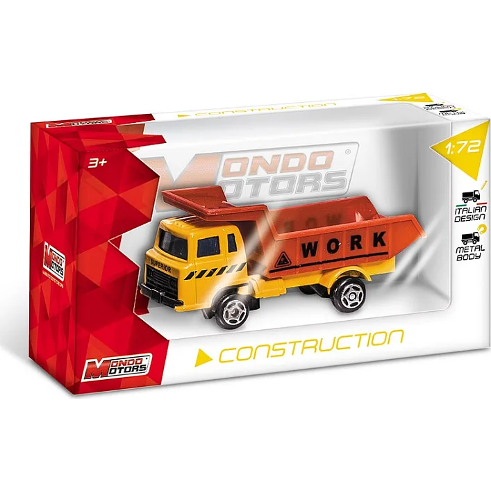 Автомодель Строительная техника 1:72, Mondo, в ассортименте, 1 шт., арт. 58013