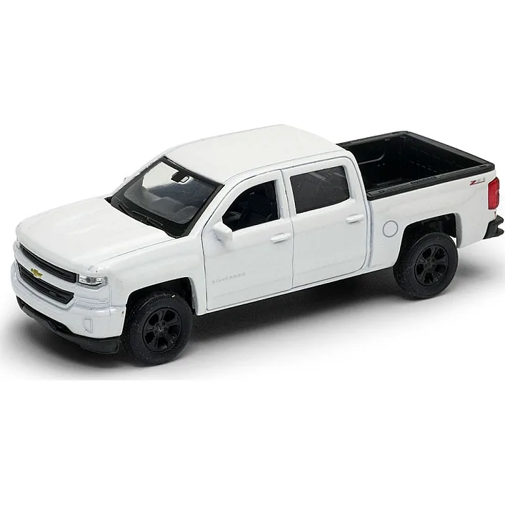 Автомодель - CHEVROLET SILVERADO 2017 (перламутрово-білий, чорний)