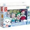 Деревянный набор Hape Семья белых мишек (E3529)