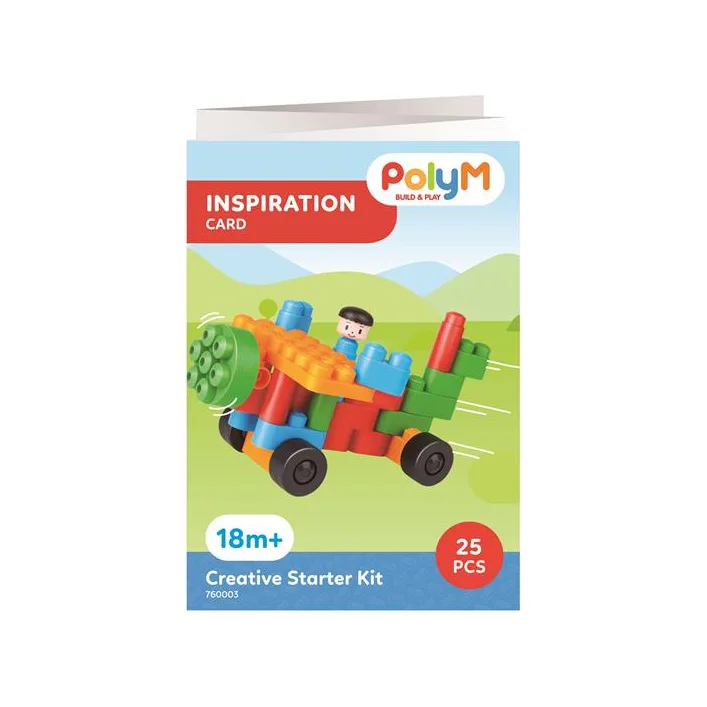 Конструктор PolyM Стартовый набор 25 деталей (760003)