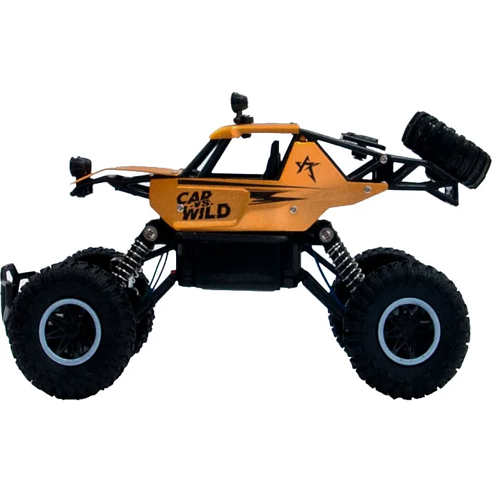 Автомобиль OFF-ROAD CRAWLER на р/к - CAR VS WILD (золотой, акум. 3,6V, металл. корпус, 1:20) (Маш0524)