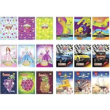 Блокнот А6, 80 л., посыпка, пружина сверху (Кнц6955)