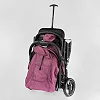 Тележка прогулочная детская "JOY" Comfort L-30201 (1) цвет фиолетовый, рама сталь с алюминием, футкавер, подстаканник, телескопическая ручка