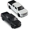 Автомодель - CHEVROLET SILVERADO 2017 (перламутрово-білий, чорний)