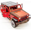 Деревянный 3D конструктор "Джип Wrangler" Арт-25162 г. 25*11*11 см PuzzleOk (Дер2516)