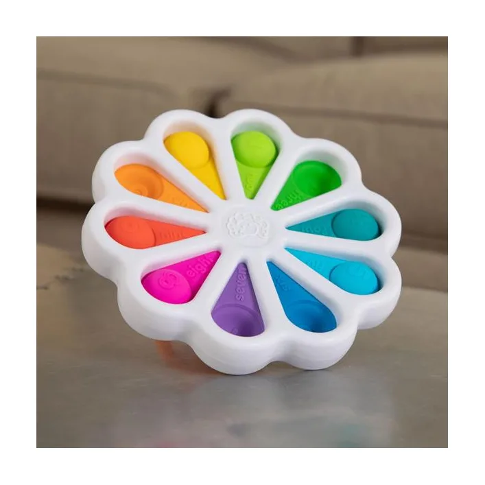 Игрушка-антистресс Fat Brain Toys dimpl digits Цветные лепестки (F275EN)