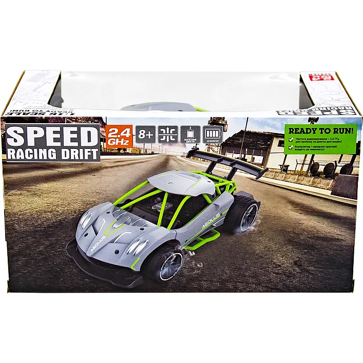 Автомобиль Speed racing drift на р/у – Aeolus (серый, 1:16)