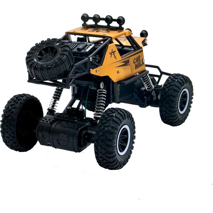 Автомобиль OFF-ROAD CRAWLER на р/к - CAR VS WILD (золотой, акум. 3,6V, металл. корпус, 1:20) (Маш0524)