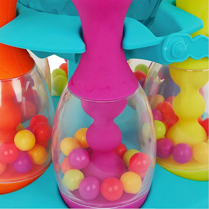 Игровой набор - ЯРКИЙ БОУЛИНГ (6 кеглей, шар, подставка) BX4511Z (Рез6649)