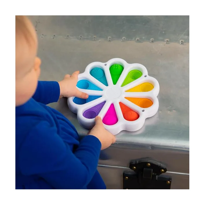 Игрушка-антистресс Fat Brain Toys dimpl digits Цветные лепестки (F275EN)