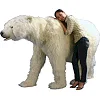 Анимированная игрушка Полярный медведь, L. 230см, HANSA (0102)